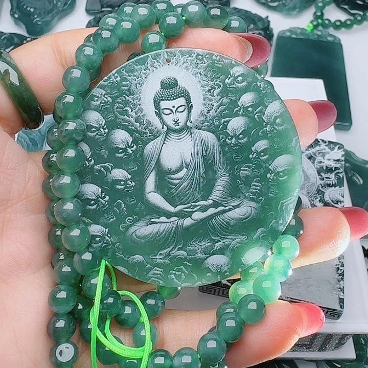 颈饰未镶嵌翡翠多样性发其一