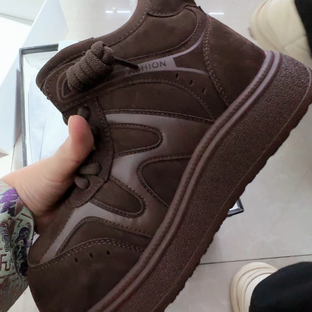 羊剖层皮革39码女鞋