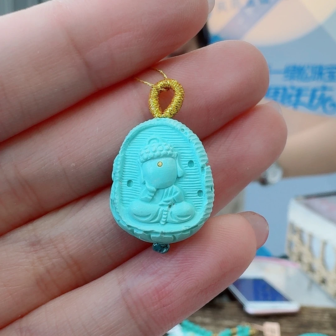 未镶嵌绿松石珠宝奇石