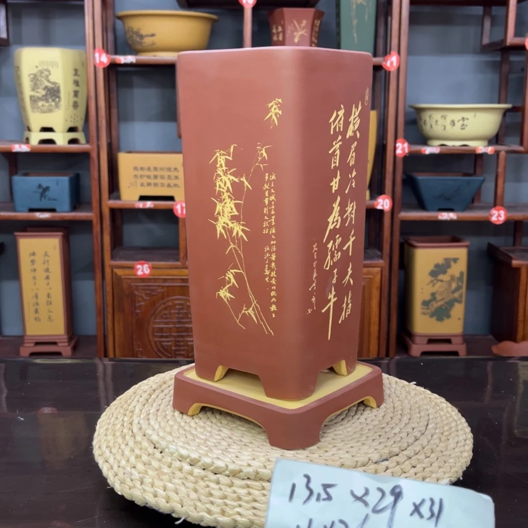 紫砂花盆紫砂花盆