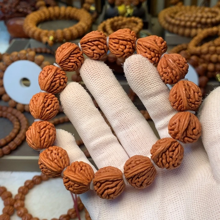 手串桃核秦岭龙纹