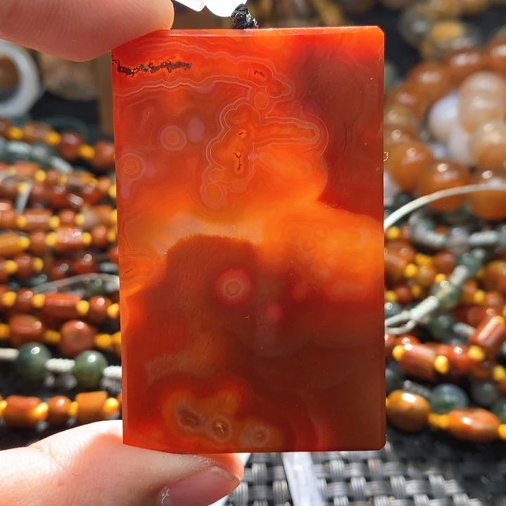 【闪购商品】玛瑙/玉髓未镶嵌颈饰难*