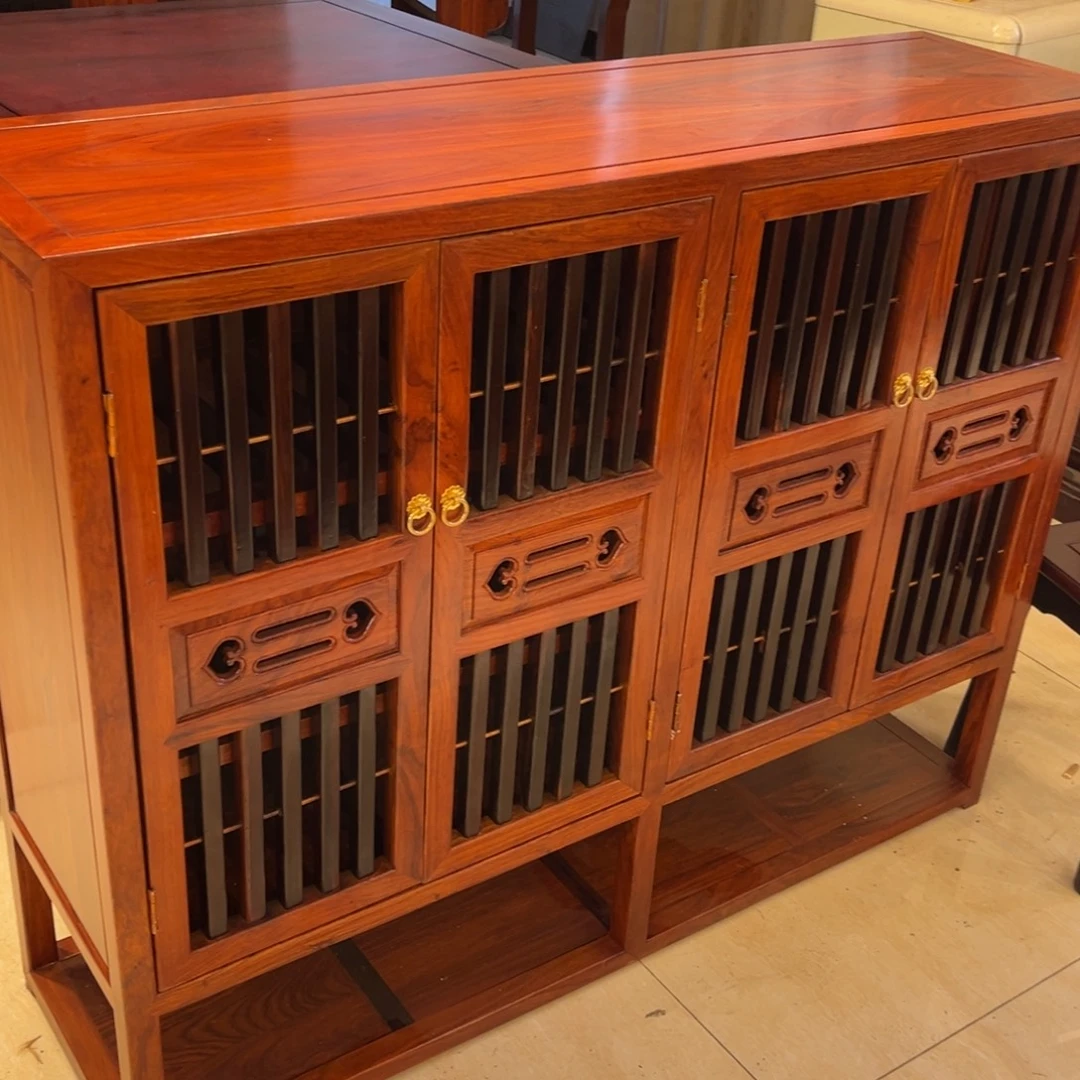 营***哥花梨木类柜类家具刺猬紫檀鞋柜