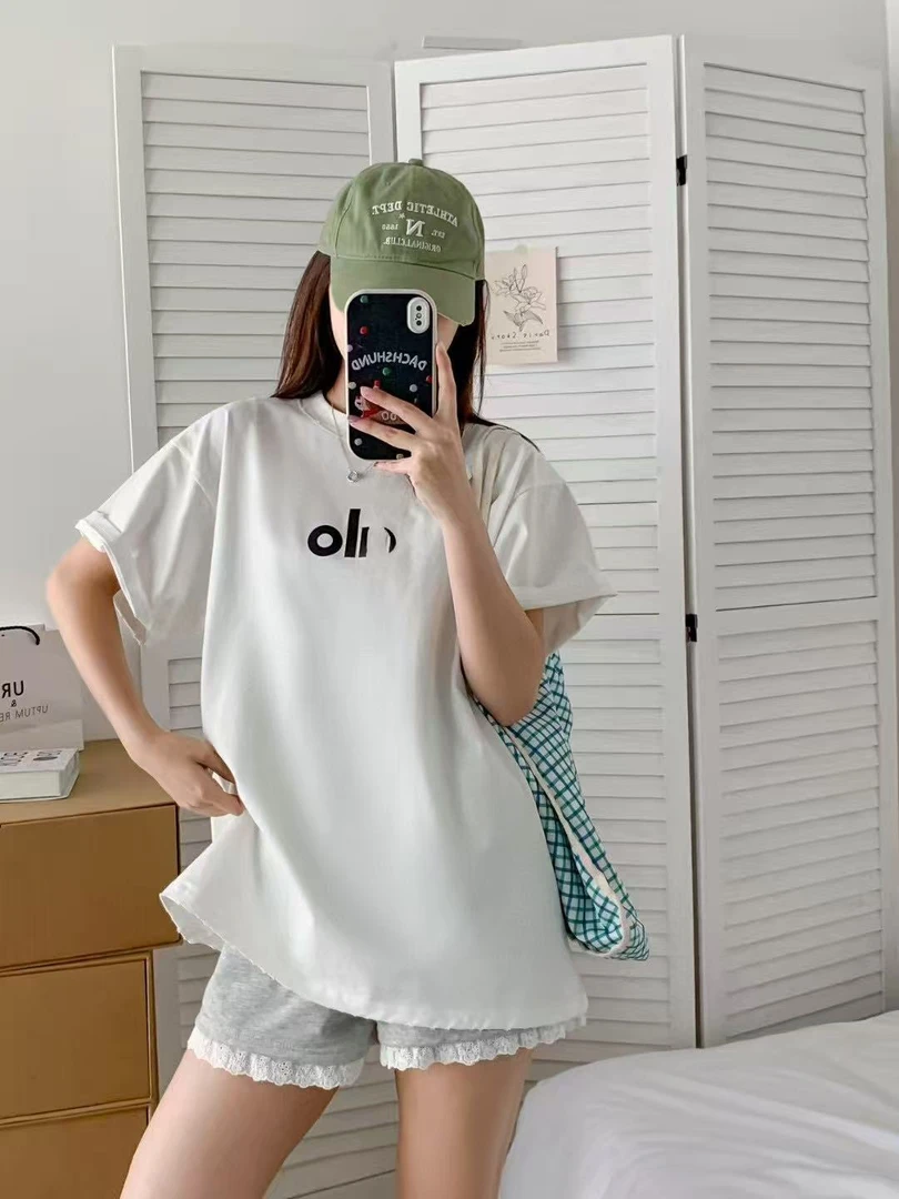 20216两色宽松A家t恤显瘦