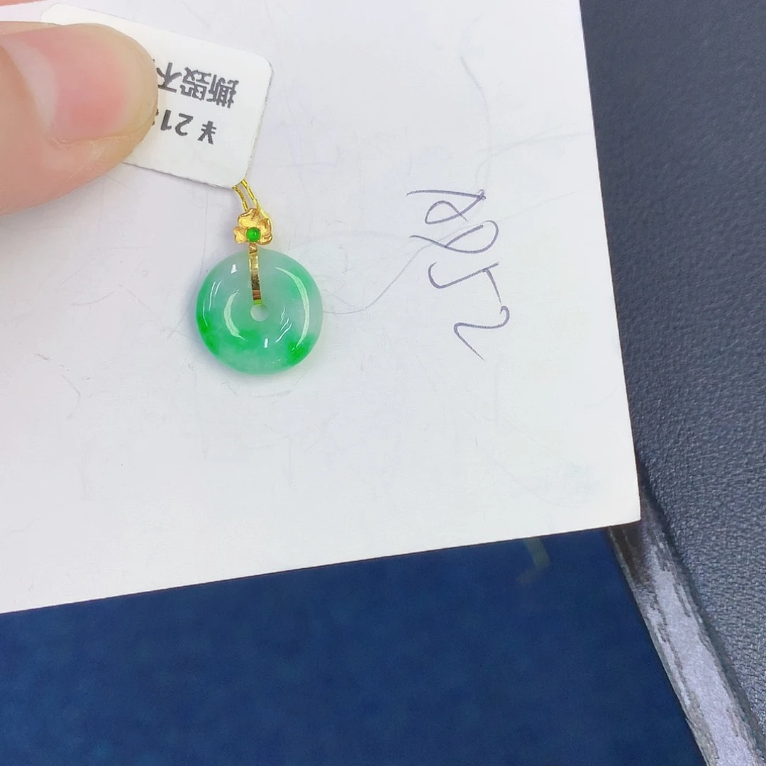 【闪购商品】翡翠18K金镶嵌颈饰0000000