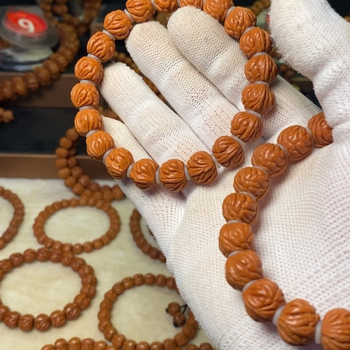 手串桃核秦岭龙纹桃核