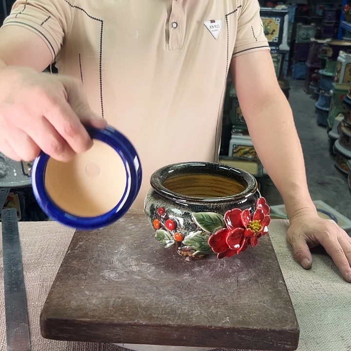 泳坤堂石湾盆陶瓷