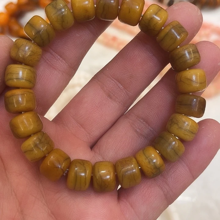 手串/手链牛骨牦牛骨卡12黄透料