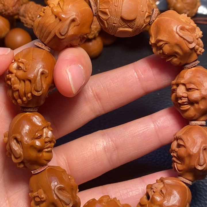 嘎***哥橄榄核手串/手链十八罗汉