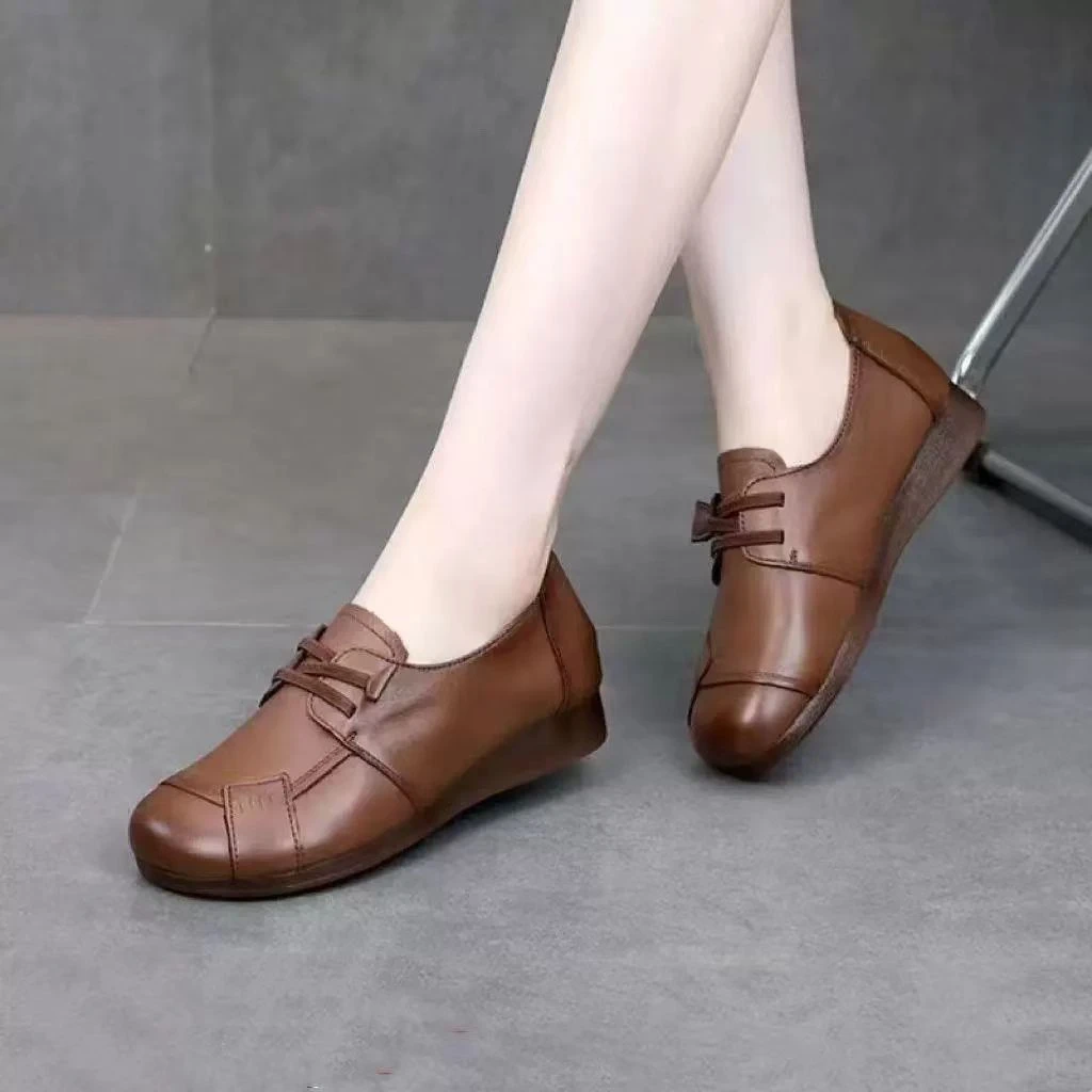 58923货号牛筋软底妈妈鞋