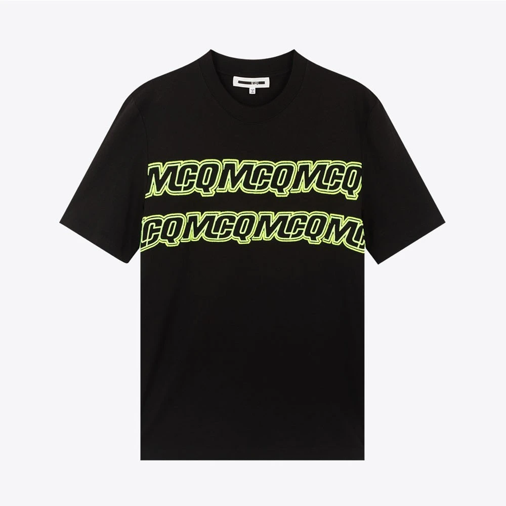 MCQ ALEXANDER MCQUEEN麦昆纯棉男体恤衫短袖T恤277605RNT301000