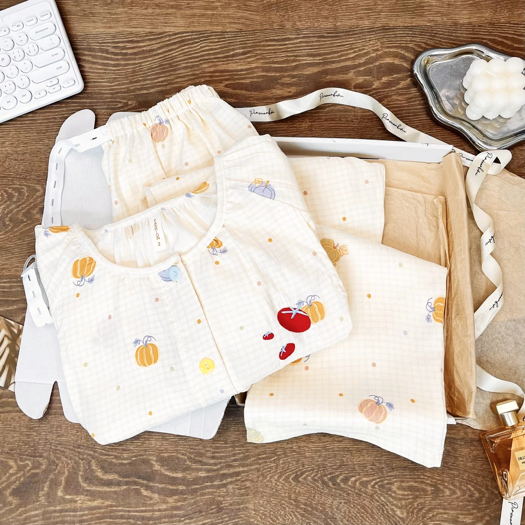 云朵棉薄款孕妇月子服哺乳睡衣长袖家居服产后喂奶舒适夏季产妇