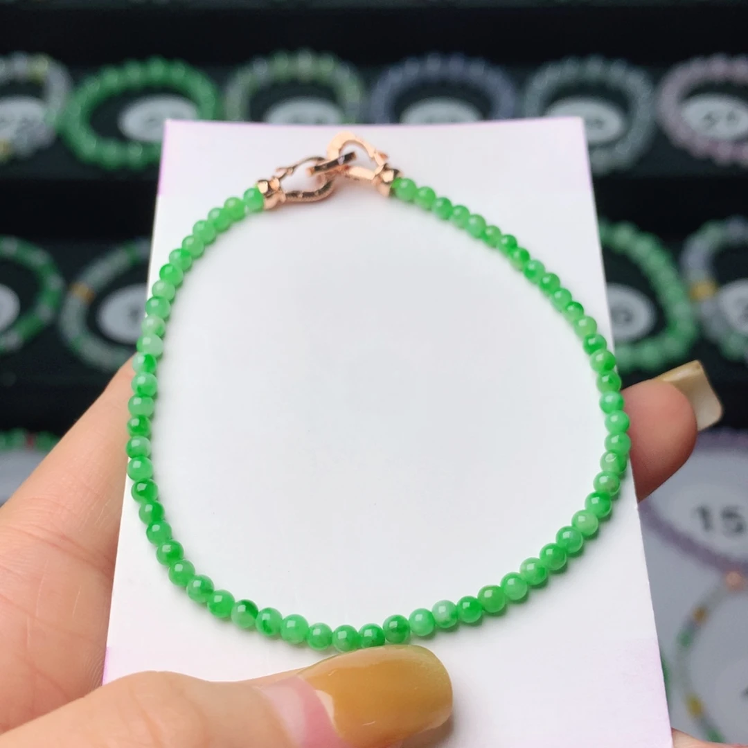 翡翠未镶嵌手链翡翠