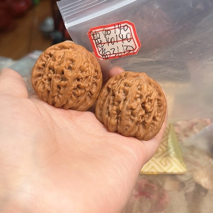 把件文玩核桃四座楼