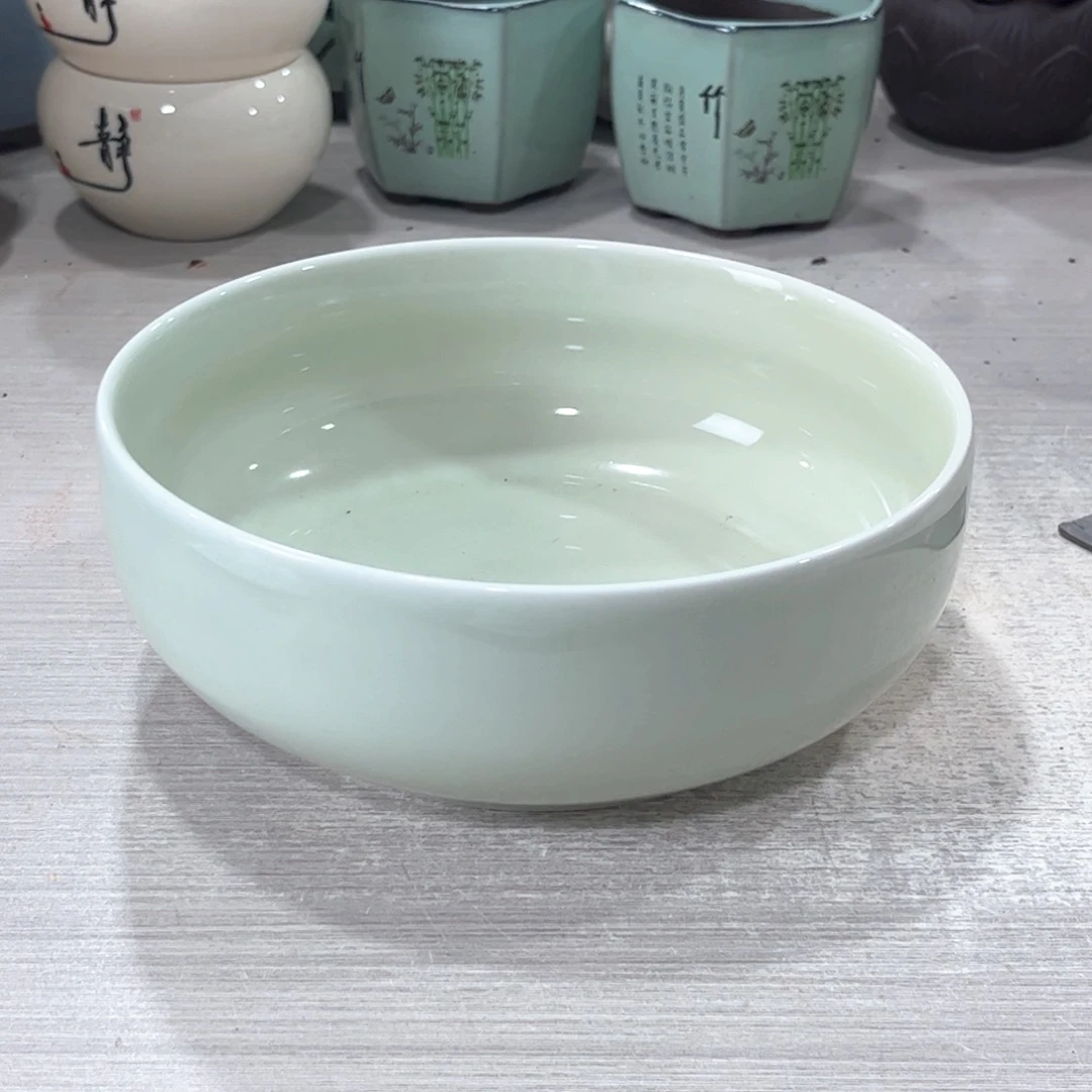 口径   19*7.5陶瓷绿植多肉微瑕花盆无孔