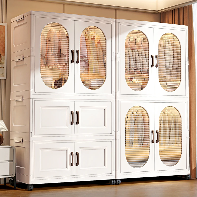 可折叠塑料衣柜家用儿童宝宝卧室收纳柜衣橱置物柜衣服简易储物柜