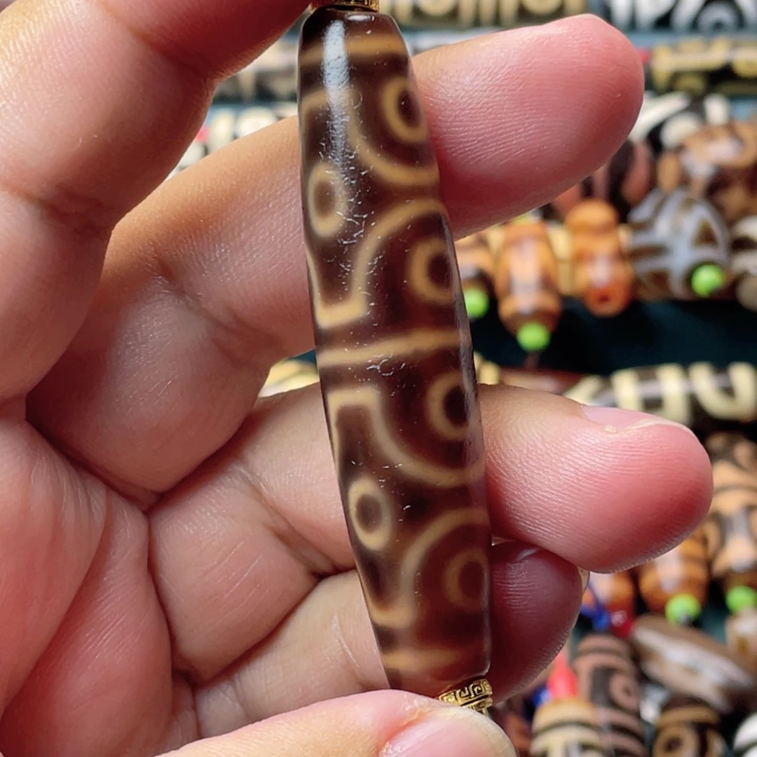 玛瑙/玉髓未镶嵌颈饰小卢金刚12眼