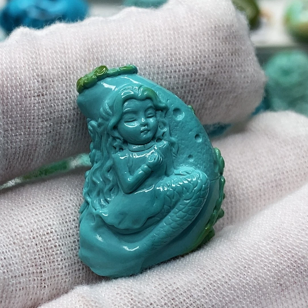 绿松石未镶嵌珠宝奇石