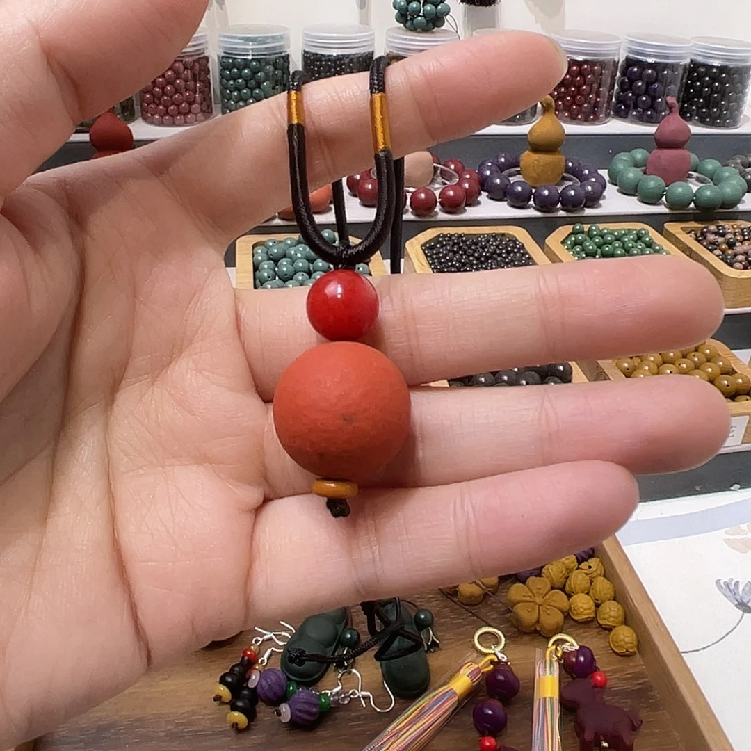 泥塑紫极问道1.9单珠脖挂