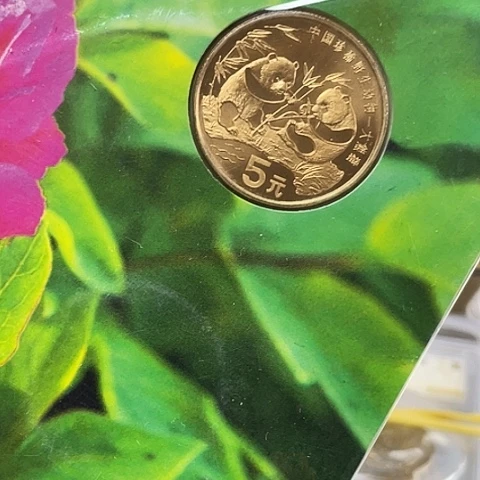 其他普通金属大熊猫春卡，，，，，