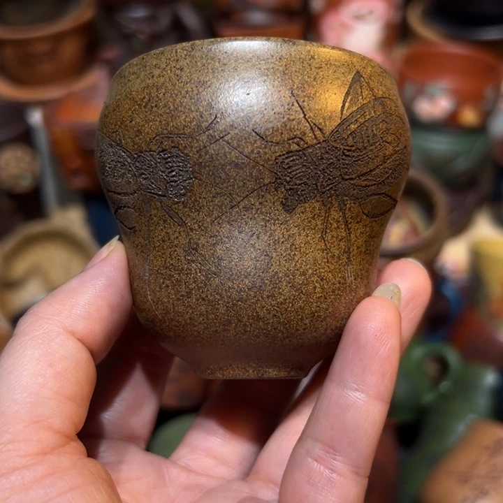 茶杯紫砂宜兴紫砂主人杯