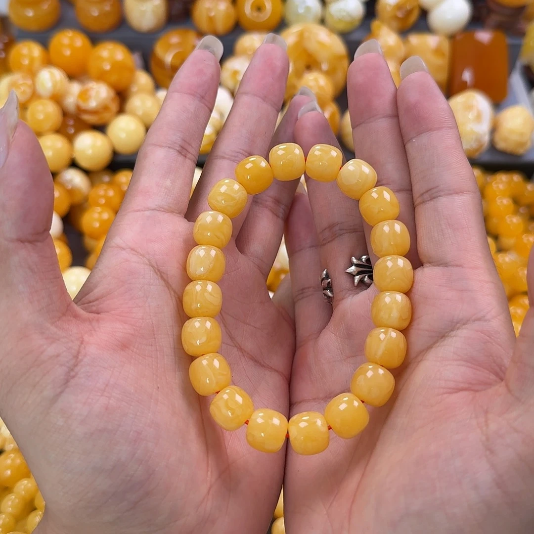 蜜蜡未镶嵌珠宝奇石同料12mm