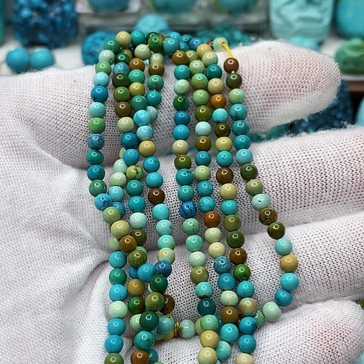 绿松石未镶嵌天然原矿 地大质检