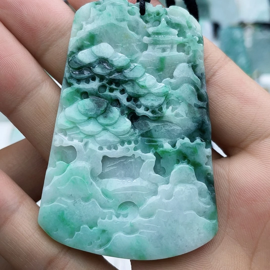 颈饰未镶嵌翡翠翡翠