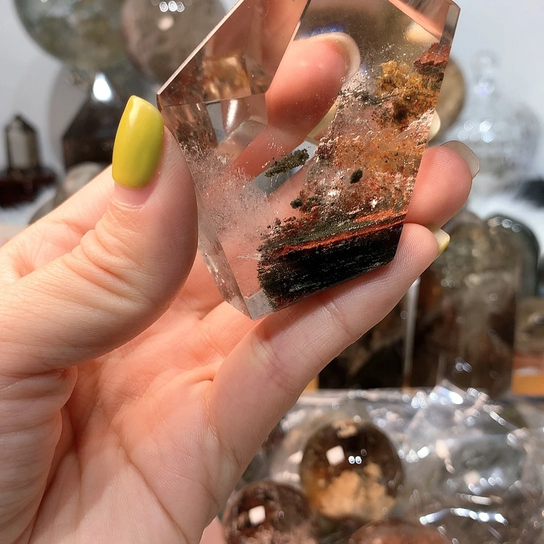 水晶水晶未镶嵌田*水水晶摆件