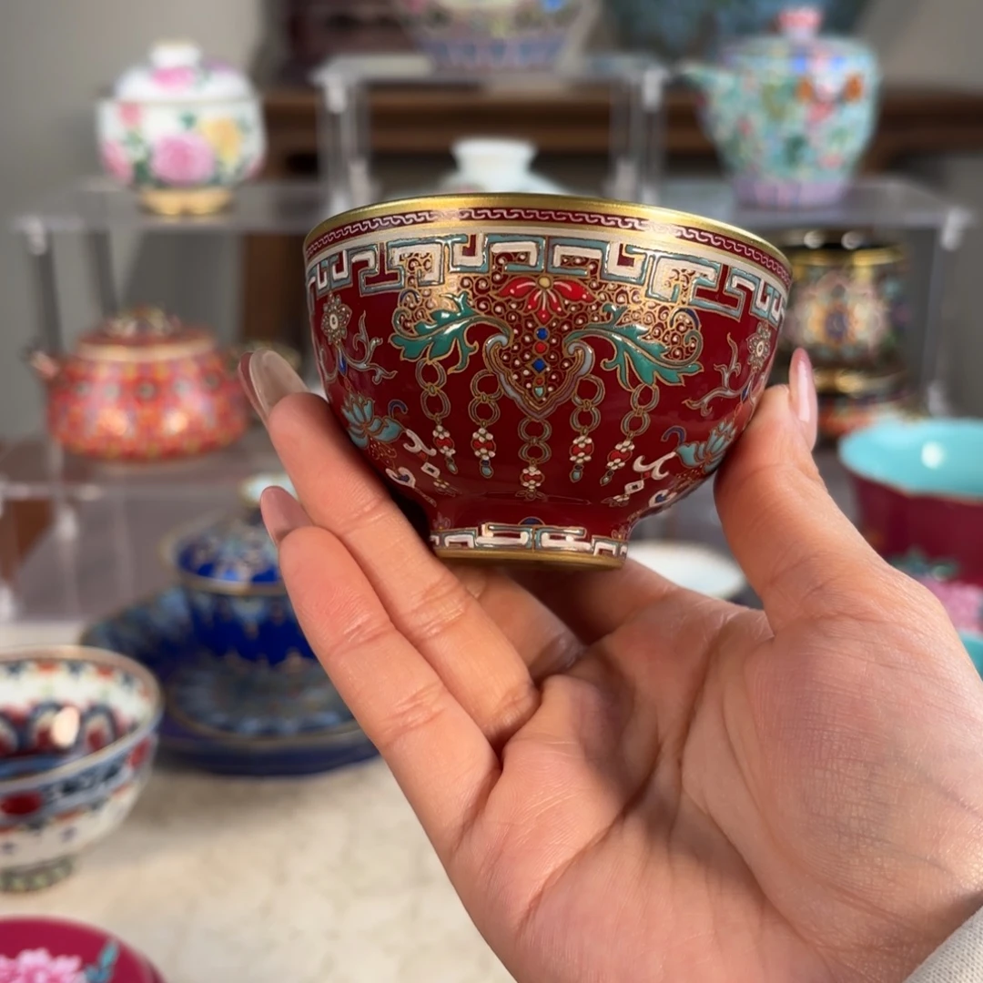 纯手工手绘 高端茶器