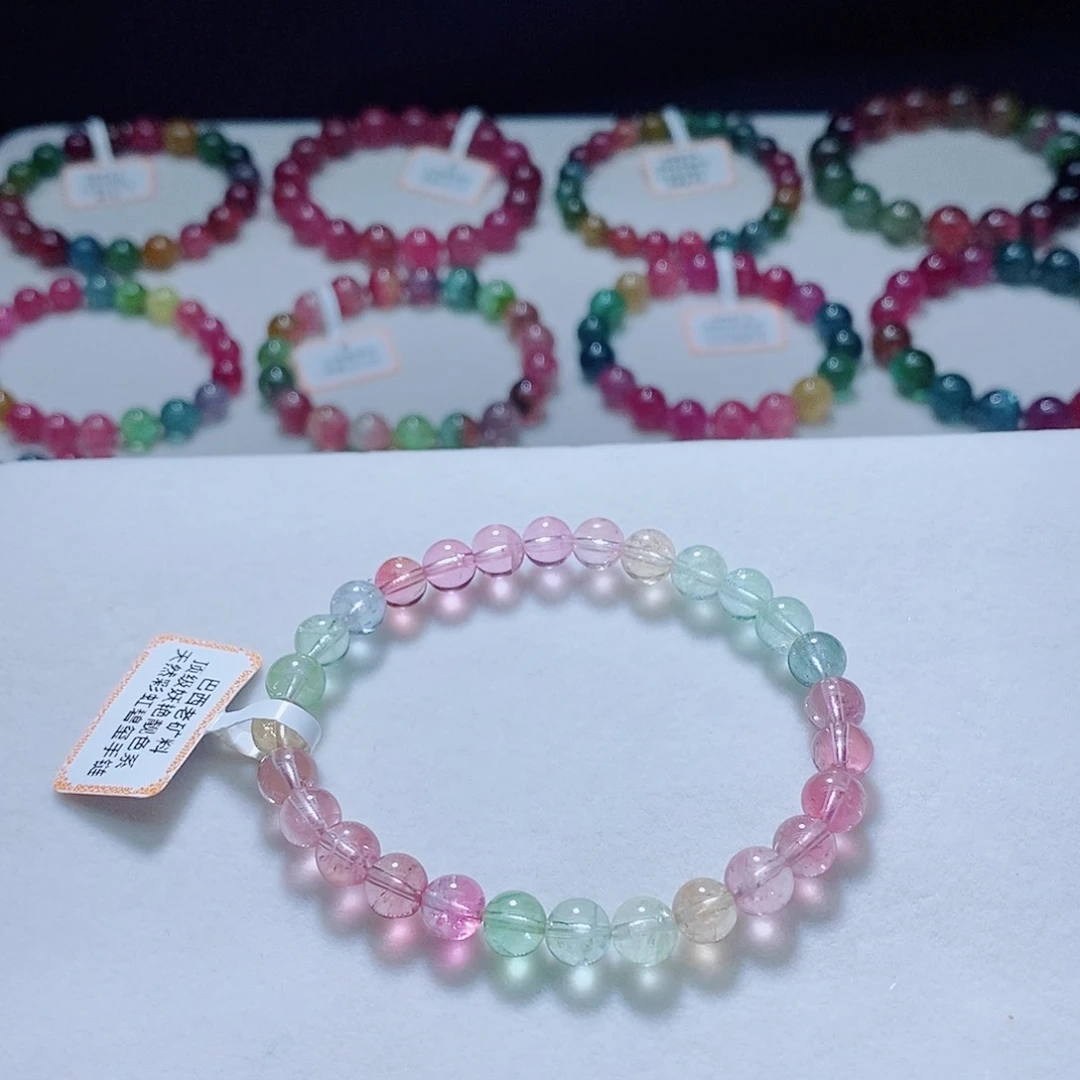 手链未镶嵌碧玺6.8mm左右