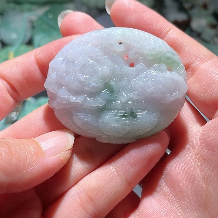 颈饰未镶嵌翡翠天