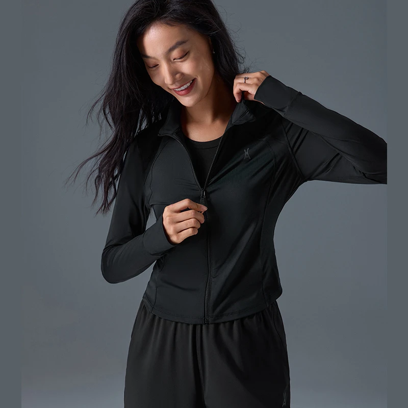 安欧兔anodeto【肯豆风冰绷带】修身立领防晒衣春夏运动直筒裤