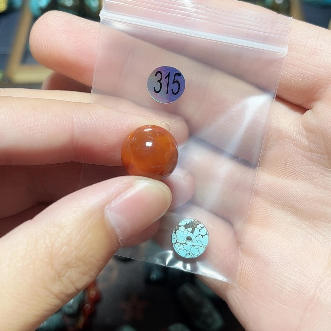 ****绝未镶嵌圆珠桶珠老型手串！！玛瑙/玉髓