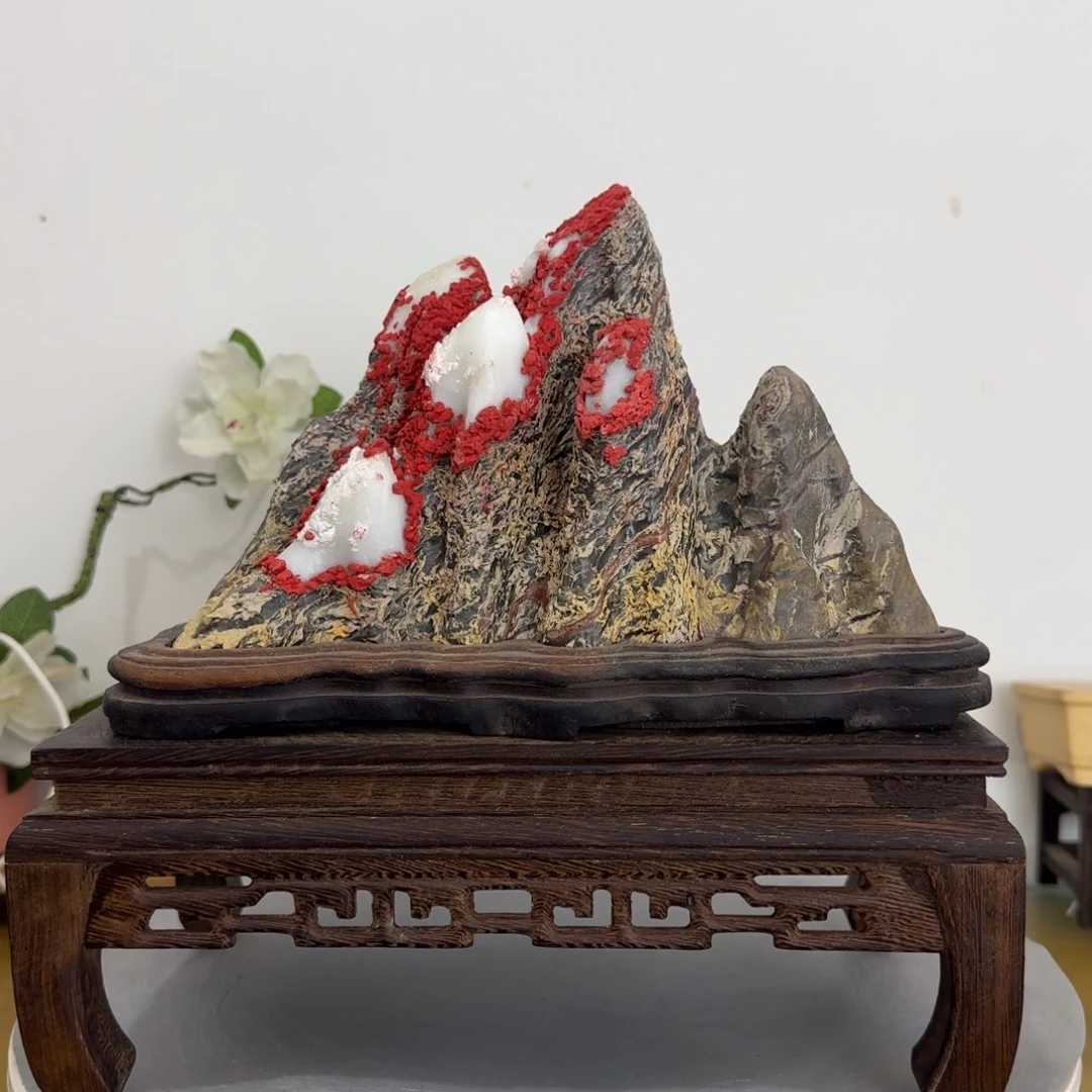 灵璧奇石白灵玉石