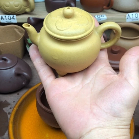 茶壶紫砂黄段泥大彬如意150豪升左右