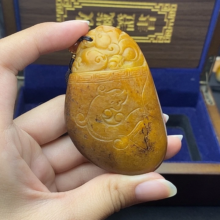 和田玉未镶嵌挂件N