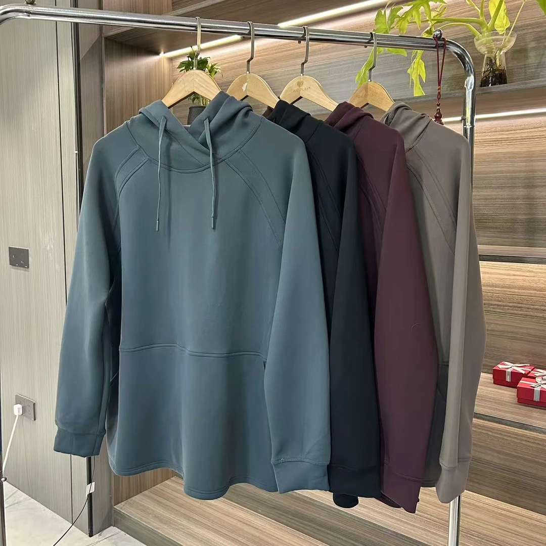 外单！男女同款连帽卫衣宽松百搭长袖套头WY-1521