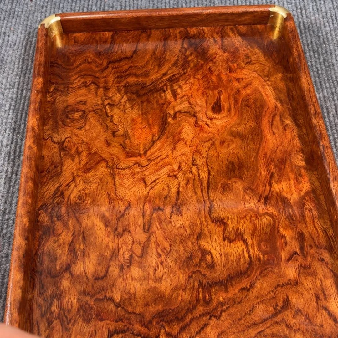 木缅甸花梨独板托盘