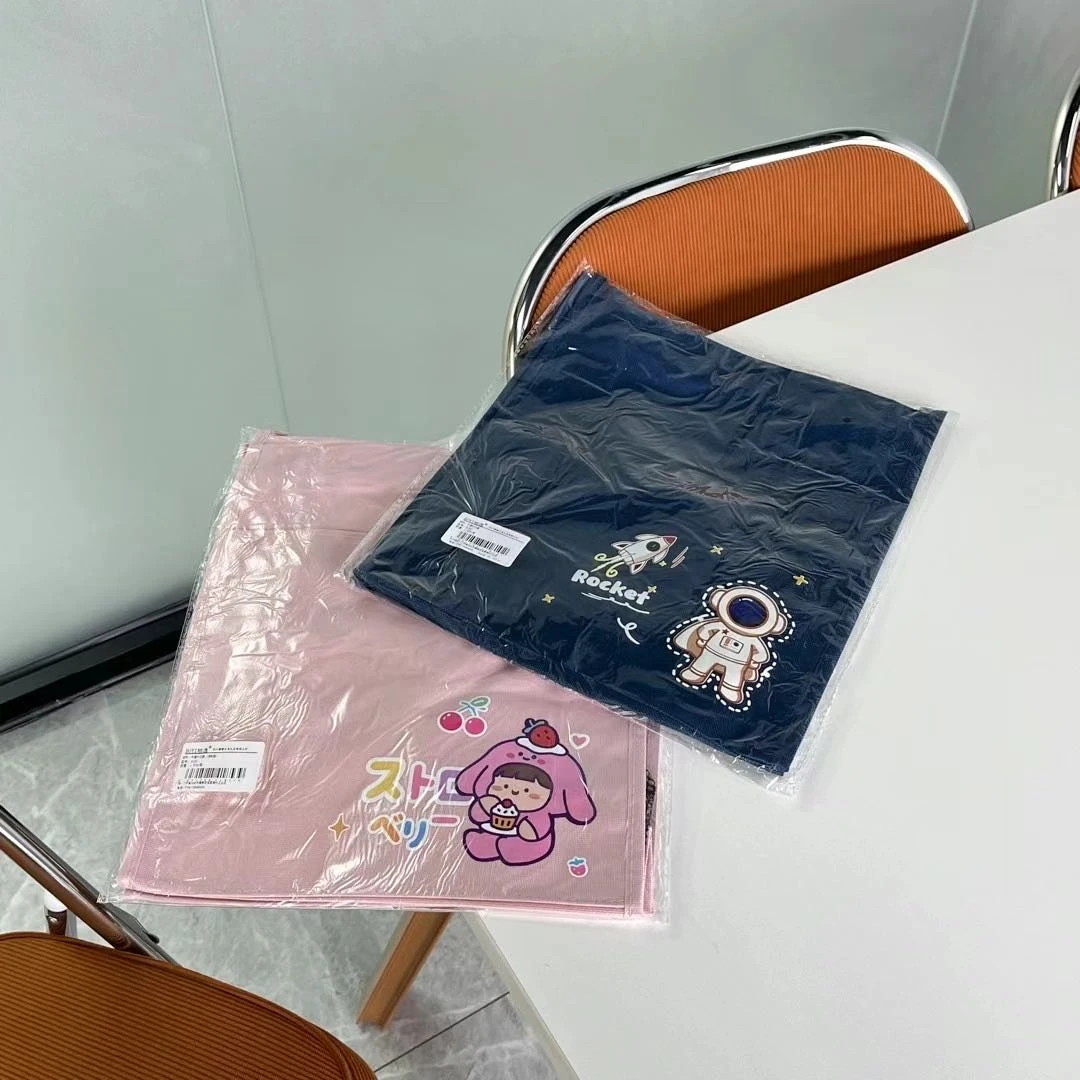 加厚大容量手提袋帆布买菜袋文件袋多层手提资料袋学生用收纳袋