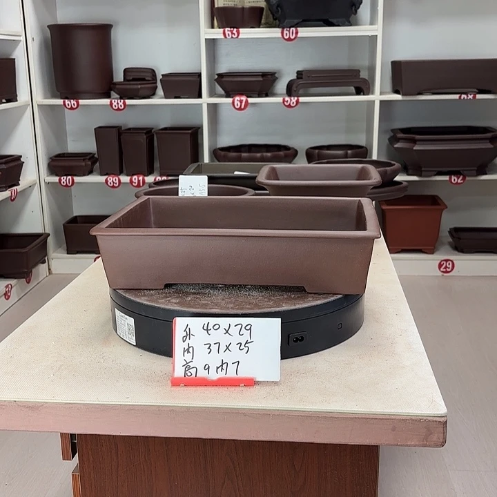 花盆紫砂直口长方