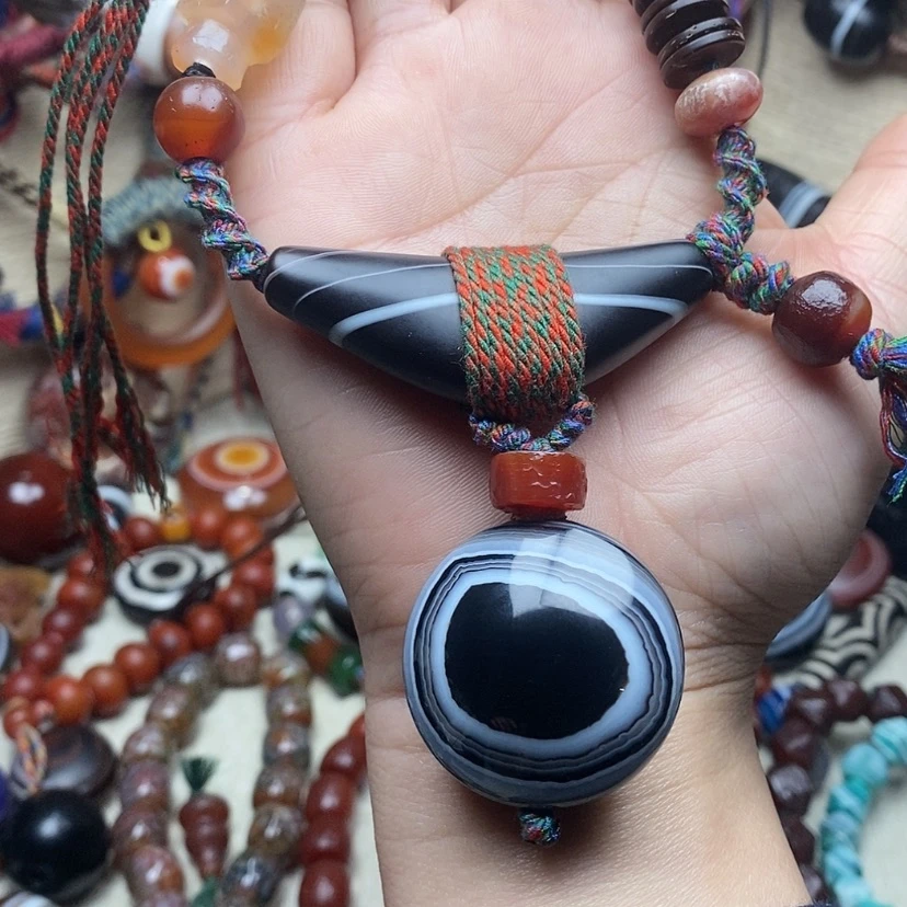 【闪购商品】玛瑙/玉髓颈饰未镶嵌元*