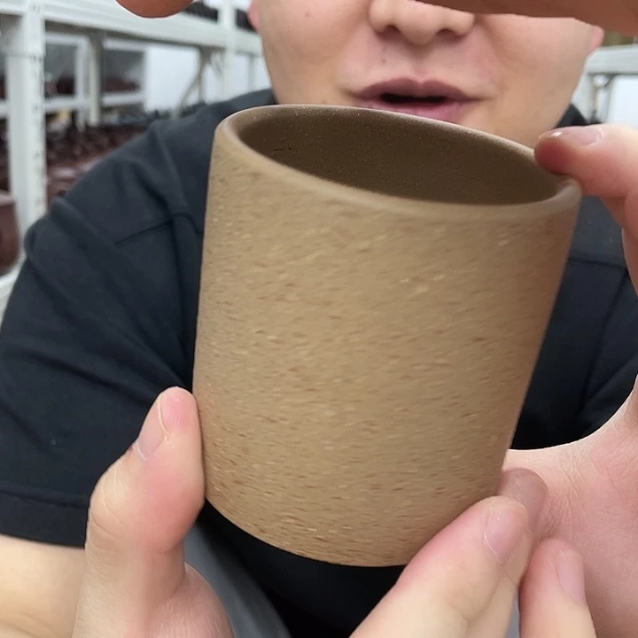 茶杯紫砂原矿紫砂