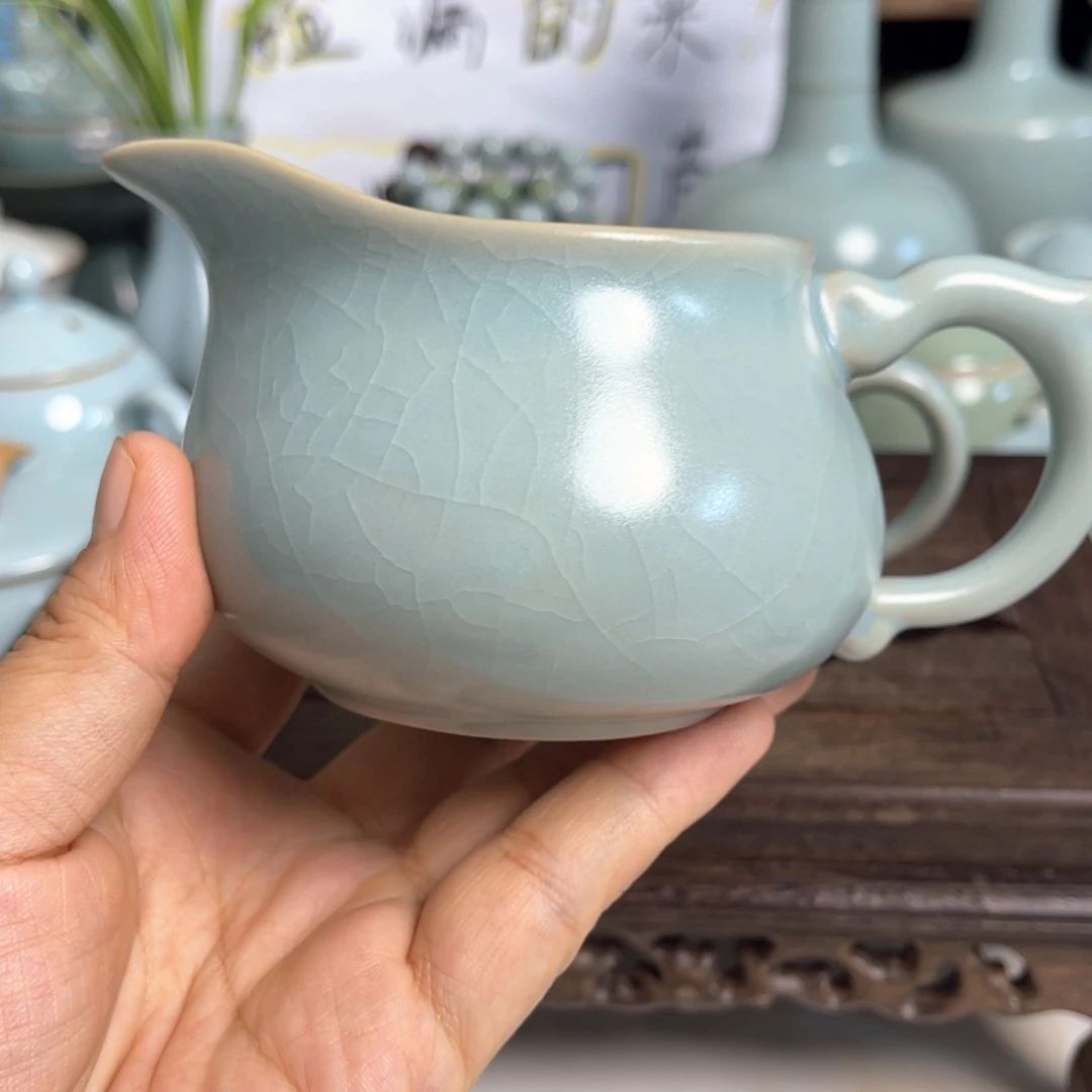 叫***朱汝州原矿原釉公道杯