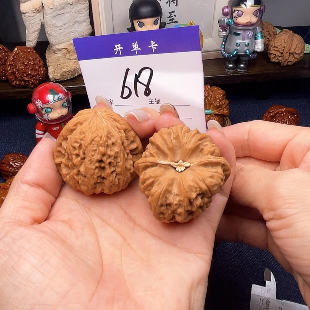 吊坠文玩核桃平谷凹底42