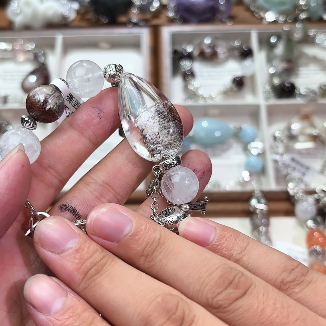 f***e水晶手串合金水晶