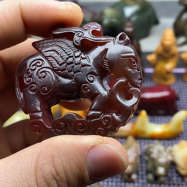 未镶嵌蛇纹石玉颈饰