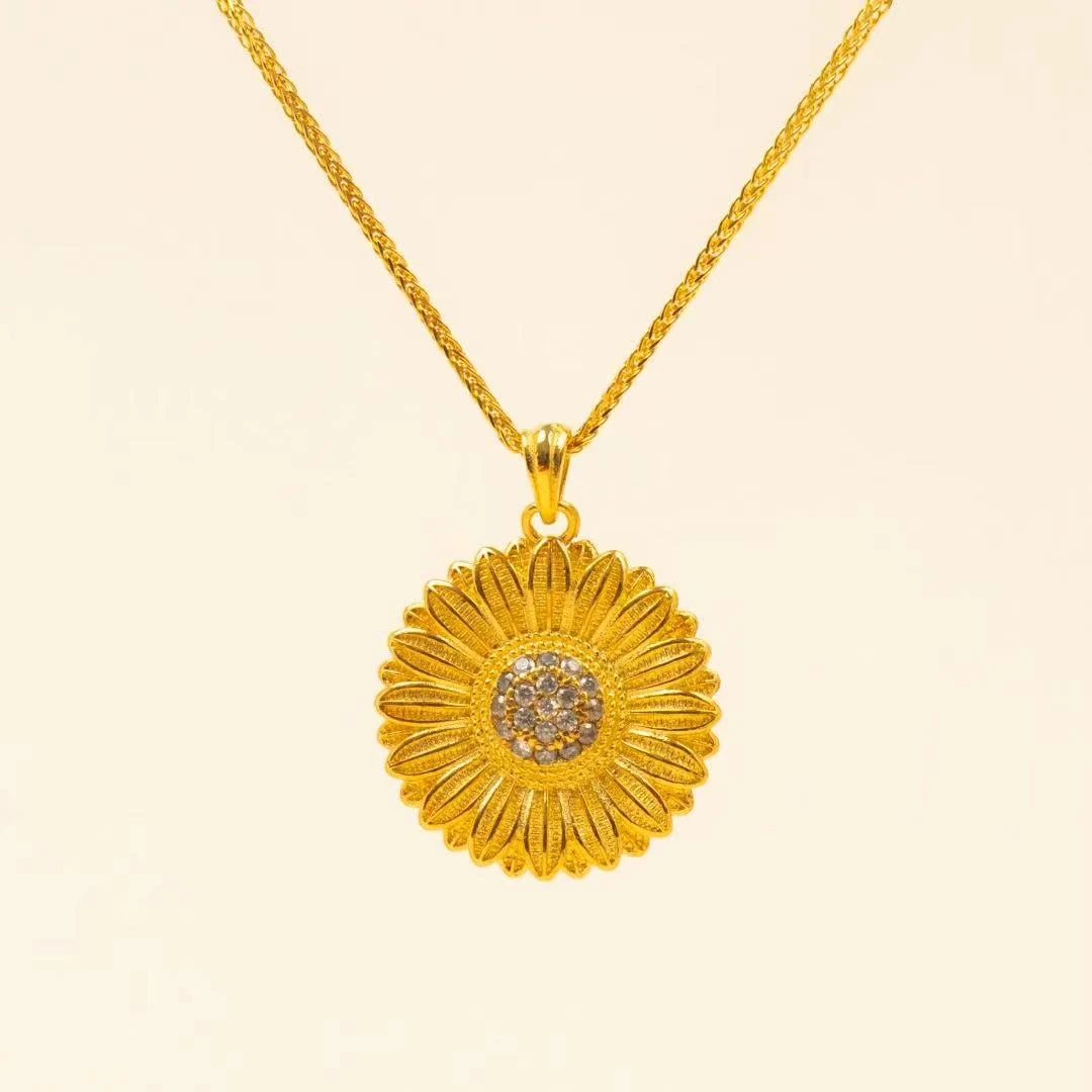 链子足银 小雏菊套链