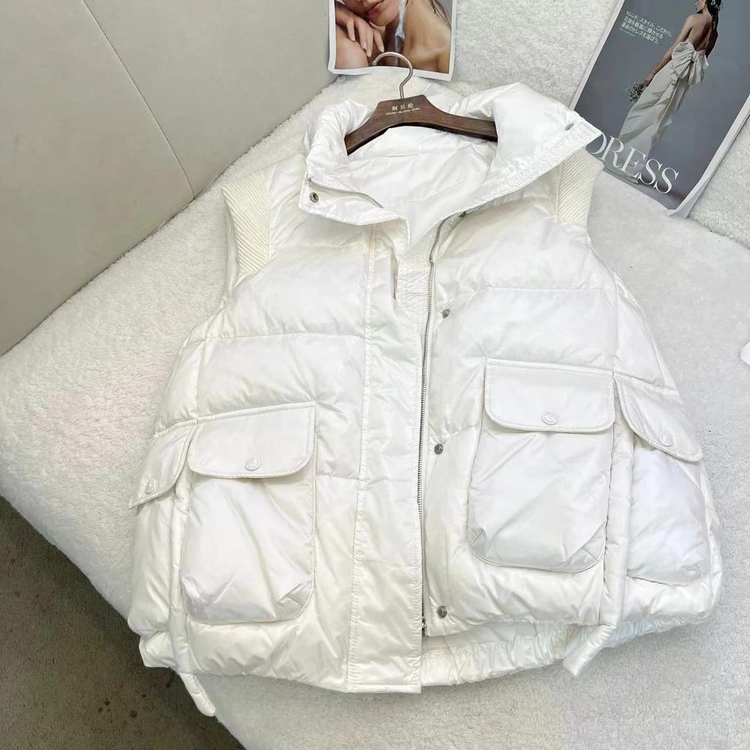 秋冬新款时尚百搭羽绒马甲C8862