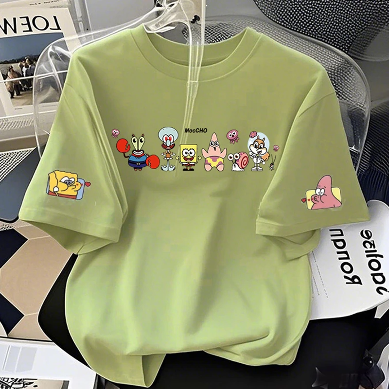 【6-2】2025新款纯棉男女同款纯棉T恤短袖t恤学生夏季ins潮牌潮